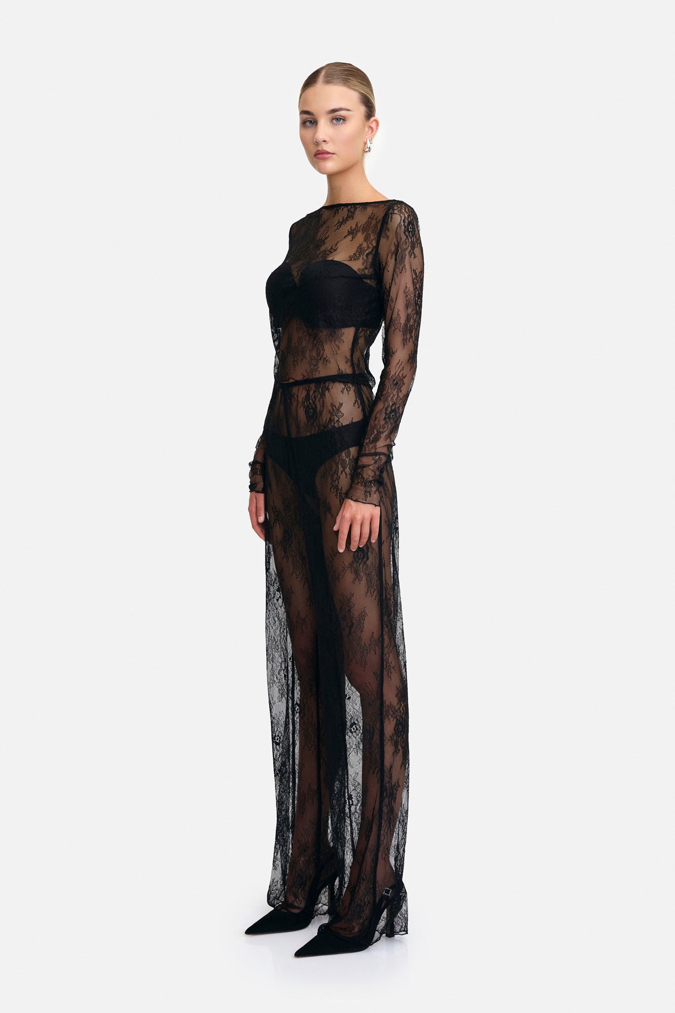 Camille High Waisted Lace Pant