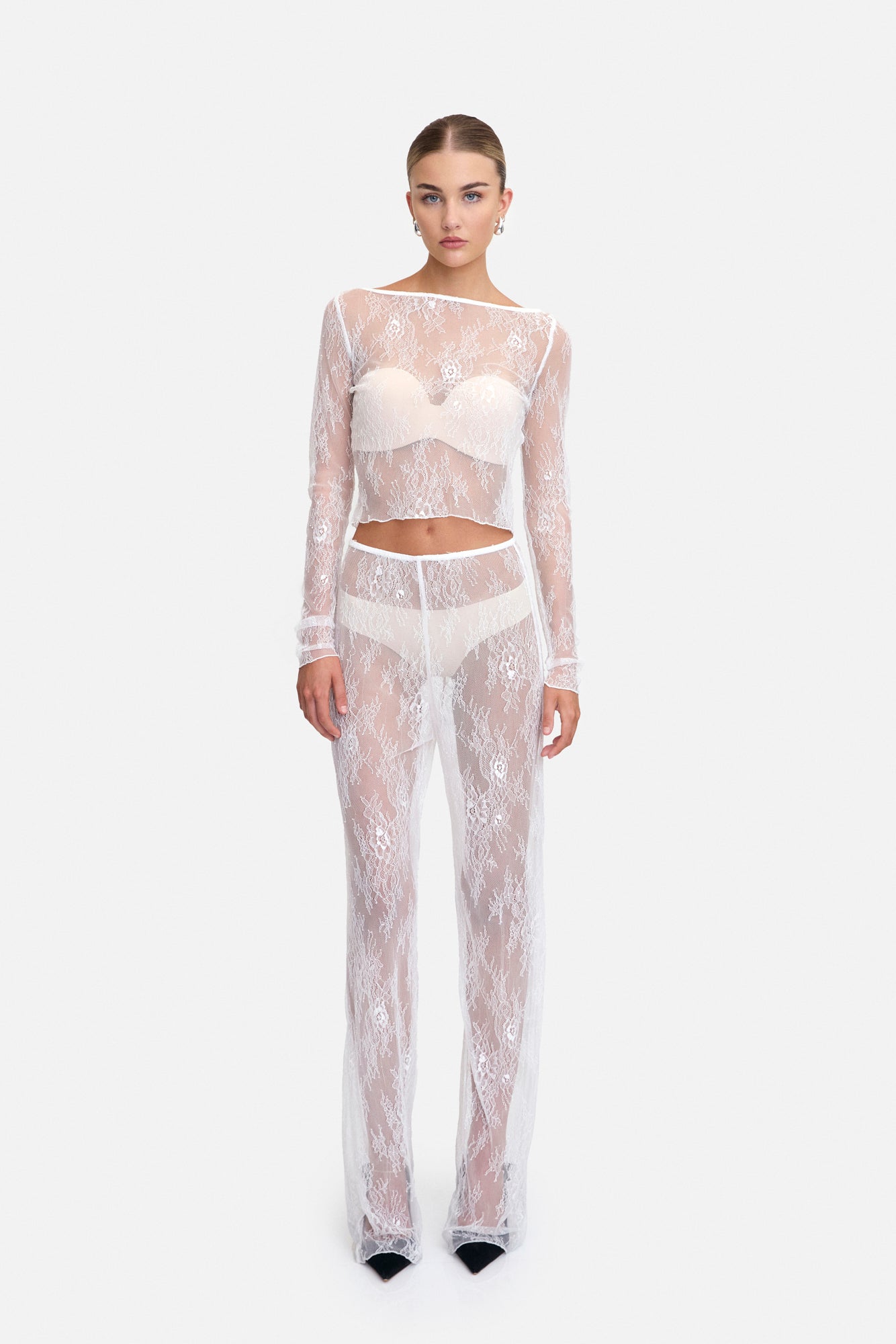 Camille High Waisted Lace Pant