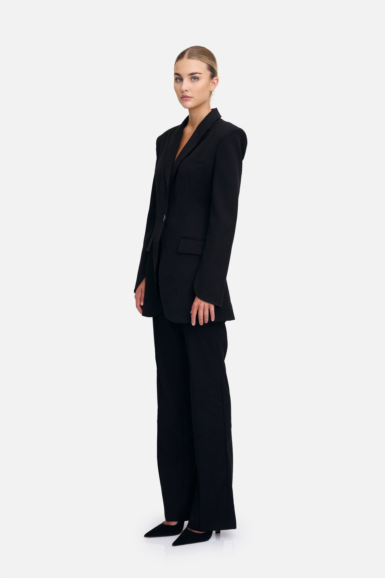 Elyse Fitted Waist Tailored Blazer