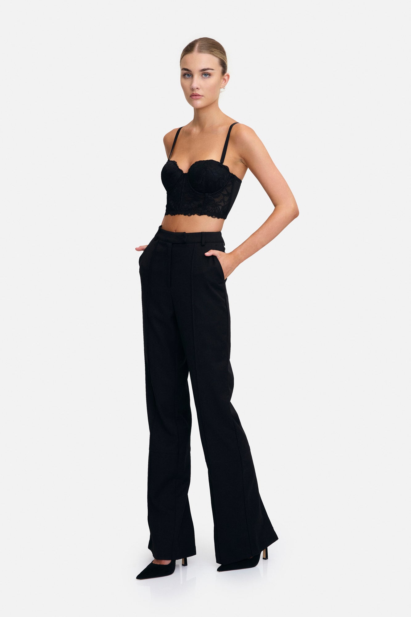 Skyla High Waisted Flare Pant